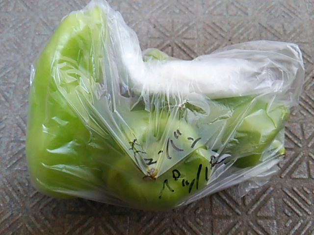 ぼっち村野菜キューバンペッパー袋