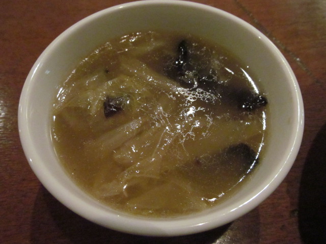 タイガー軒世田谷上町店の豚五目塩かけごはんのスープ