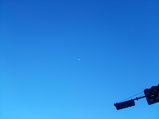 世田谷の青空にお月さまその２_20160118
