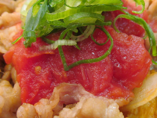 吉野家トマト牛鍋膳のトマトピューレ