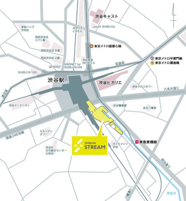 渋谷ストリーム地図20180820