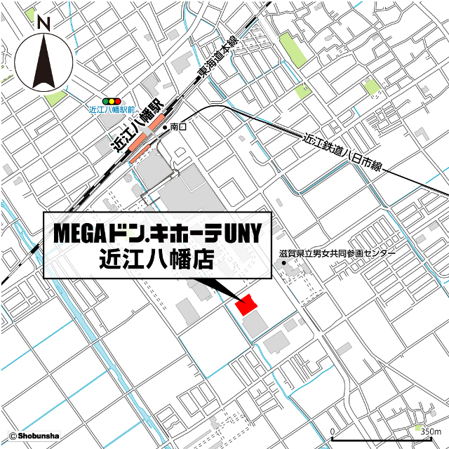 MEGAドンキホーテUNY近江八幡店_地図_20190209