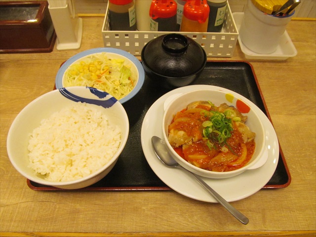 matsuya_gorogoro_chicken_with_chili_sauce_teishoku_20190319_025