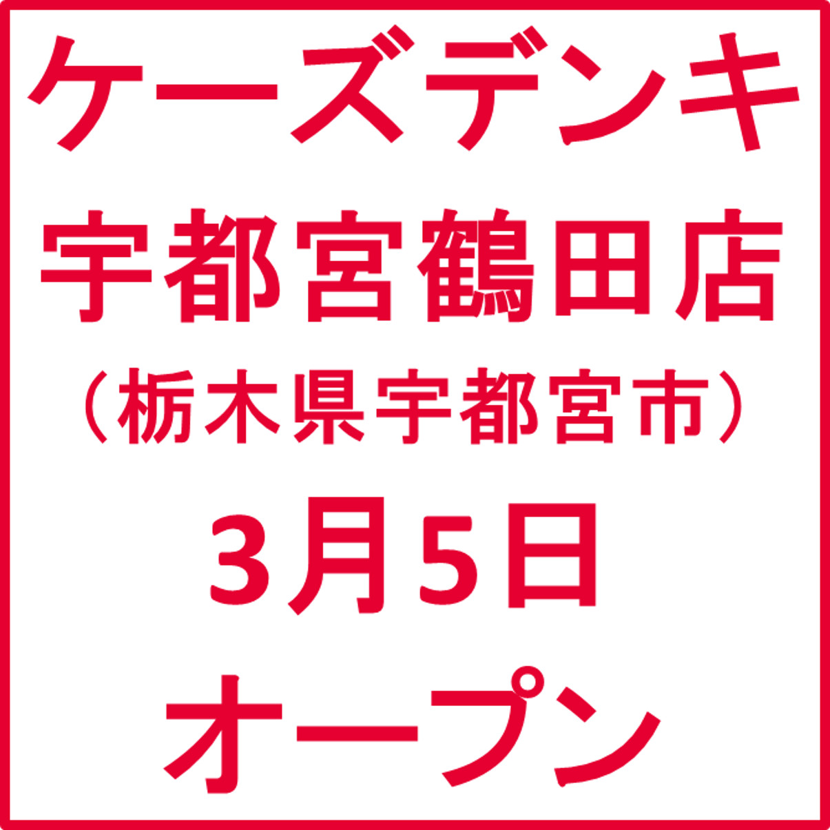 ケーズデンキ宇都宮鶴田店オープンアイキャッチ1205