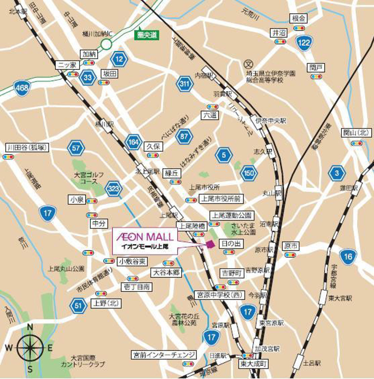 バスで行く方法|イオンモール上尾 Yさまは自由人 バスで行く方法|イオンモール上尾 Yさまは自由人