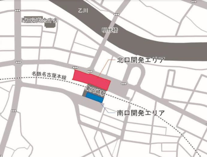 東岡崎駅再開発_地図_1205_20220402