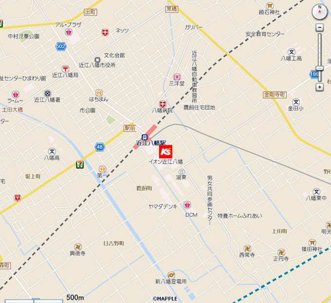ケーズデンキ近江八幡店移転前店舗地図_1205_20230524