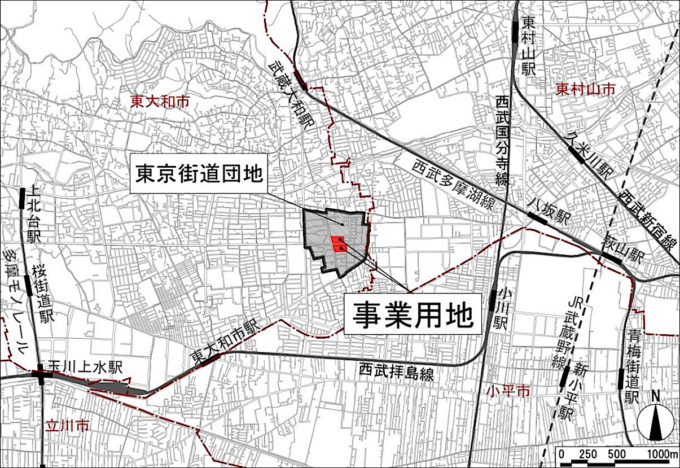 東大和市東京街道団地PJT_広域地図_1205_20230617