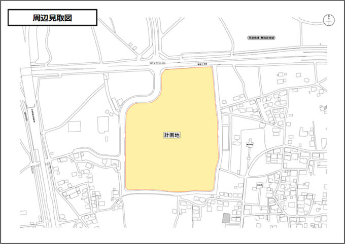 コストコ南アルプス倉庫店_周辺見取り図_1205_20240706