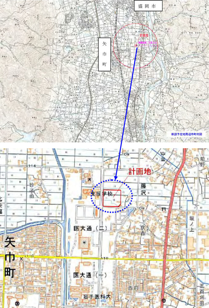 矢巾町藤沢地区ショッピングセンター仮称_地図切_1205_20240813