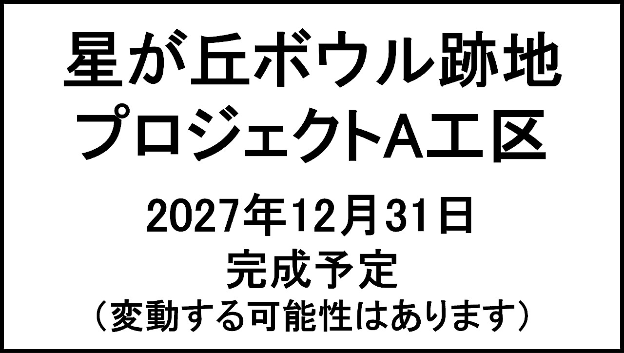 星が丘ボウル跡地プロジェクトA工区20271231完成予定アイキャッチ1280