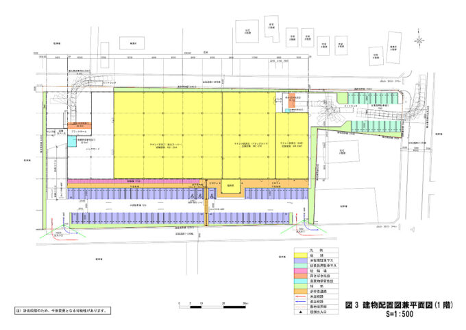 名古屋茶屋新田店舗計画仮称_ 1階建物配置図兼平面図_1205_20241209