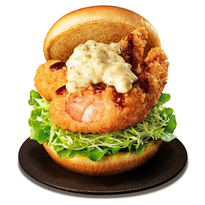 モスバーガー_海老エビフライバーガー切_商品画像_1205