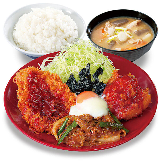 かつや_牛豚鶏のプルコギビビンカツ定食2025_1205_20251012