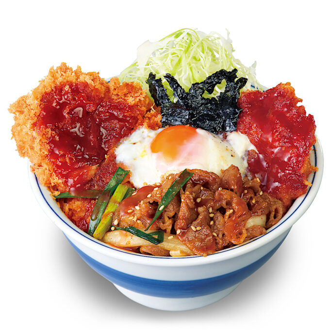 かつや_牛豚鶏のプルコギビビンカツ丼2025_1205_20251012