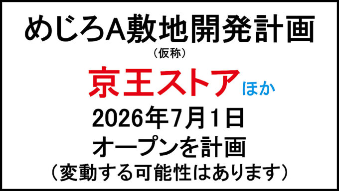 めじろ台A敷地開発計画仮称20260701オープン計画アイキャッチ1280