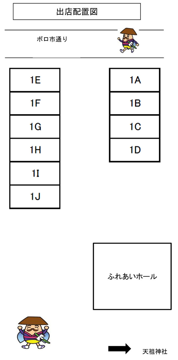世田谷ボロ市_ふるさと物産展202512_フロアマップ_1205_20251112
