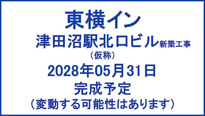 津田沼駅北口ビル新築工事仮称20280531完成予定アイキャッチ1280