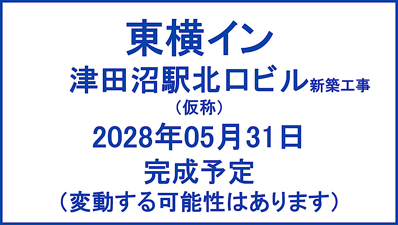 津田沼駅北口ビル新築工事仮称20280531完成予定アイキャッチ1280