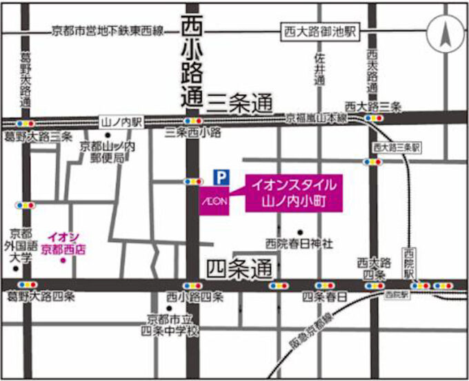 イオンスタイル山ノ内小町_地図_1205_20260219