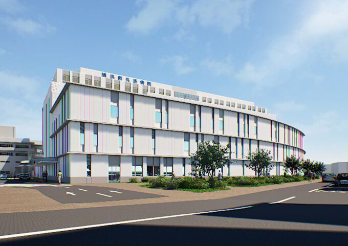 横浜南共済病院新外来棟_外観イメージ_1205_20260312