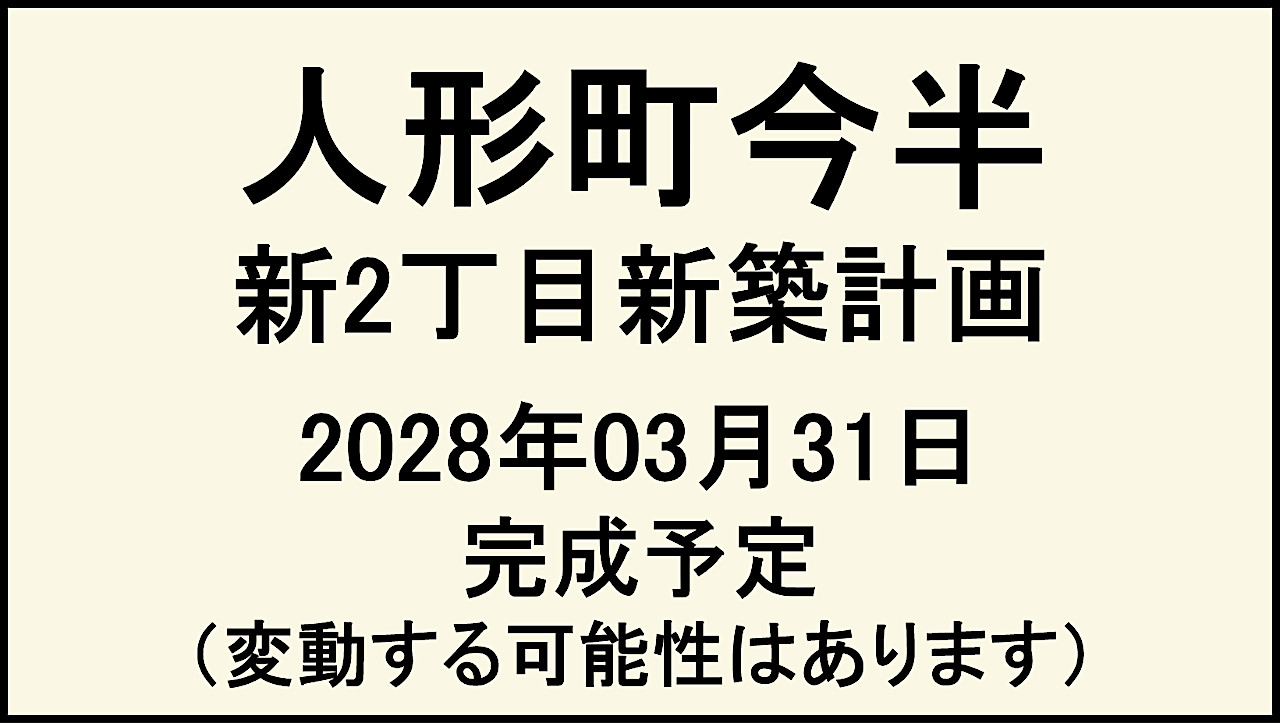 人形町今半新2丁目新築計画20280331完成予定アイキャッチ1280